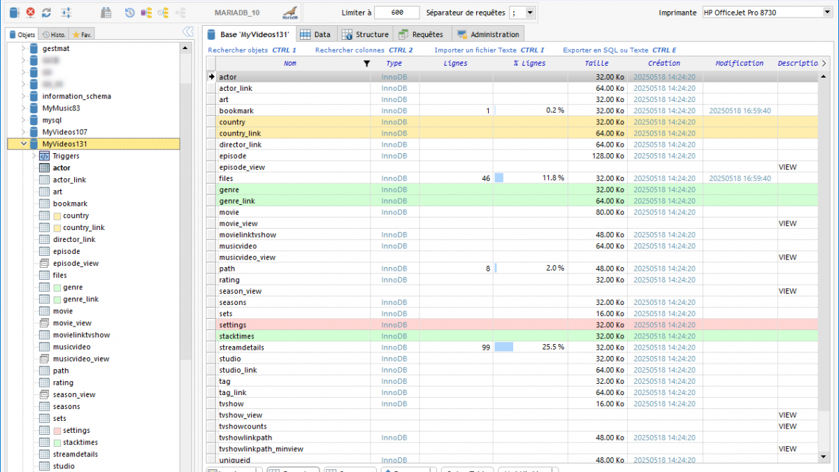 Outils SQL